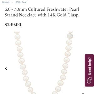 Pearl necklace